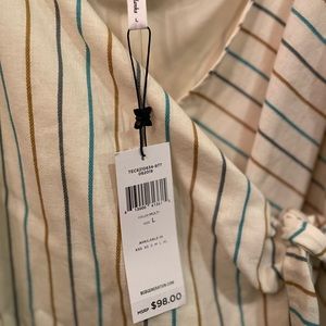 BCBGeneration Striped Wrap Dress NWT Size Large